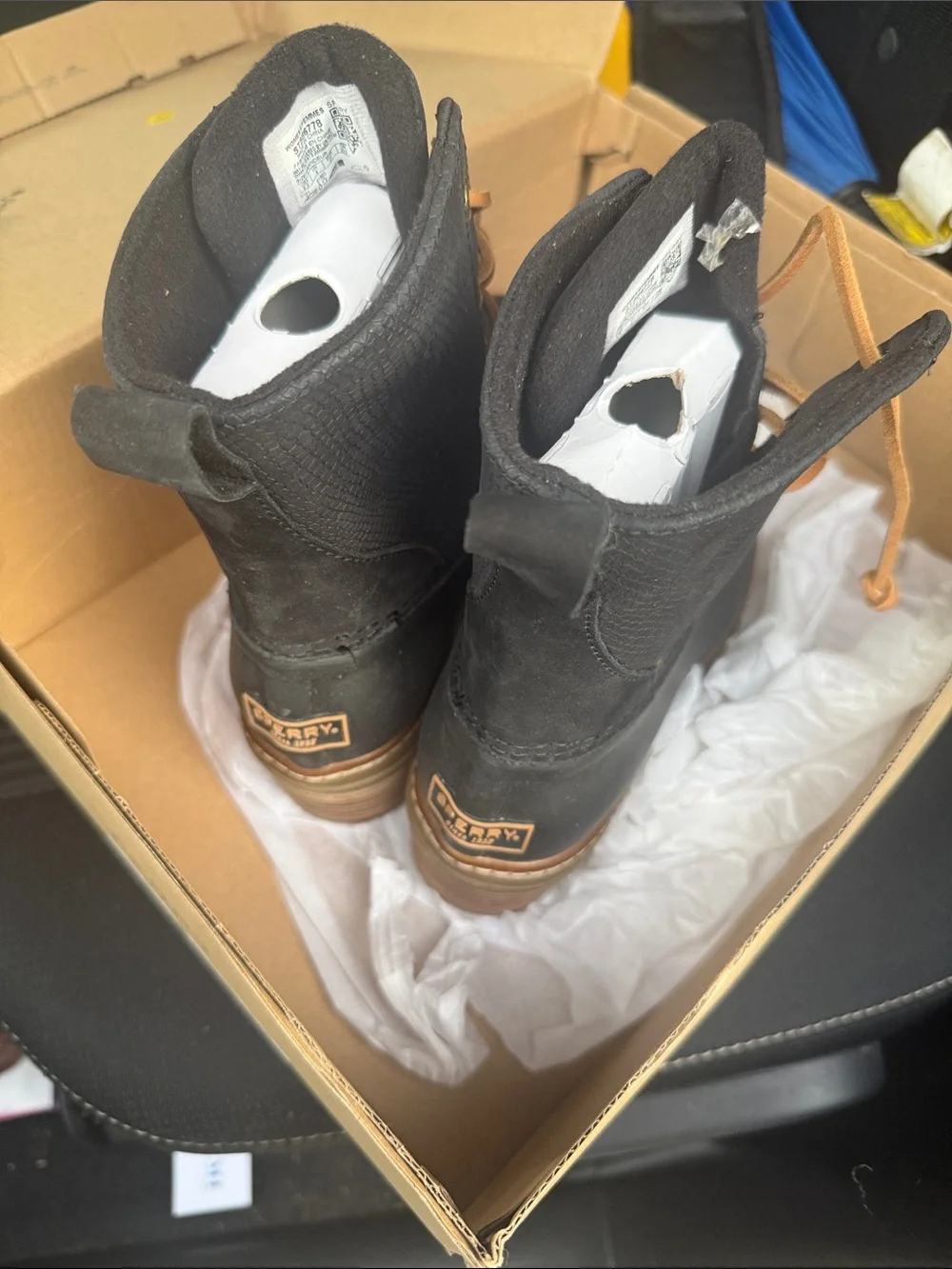 Sperry Topsider Saltwater Snake Heel Boot
